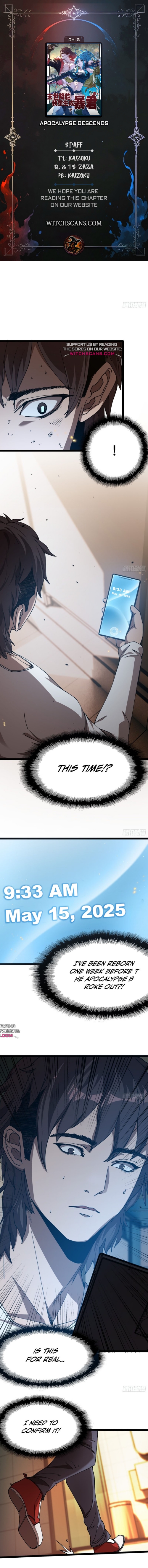 Apocalypse Descends, I Reincarnated As A Tyrant Chapter 2 page 0