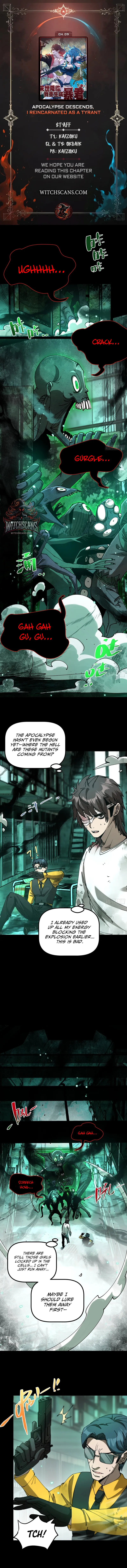 Apocalypse Descends, I Reincarnated As A Tyrant Chapter 9 page 0